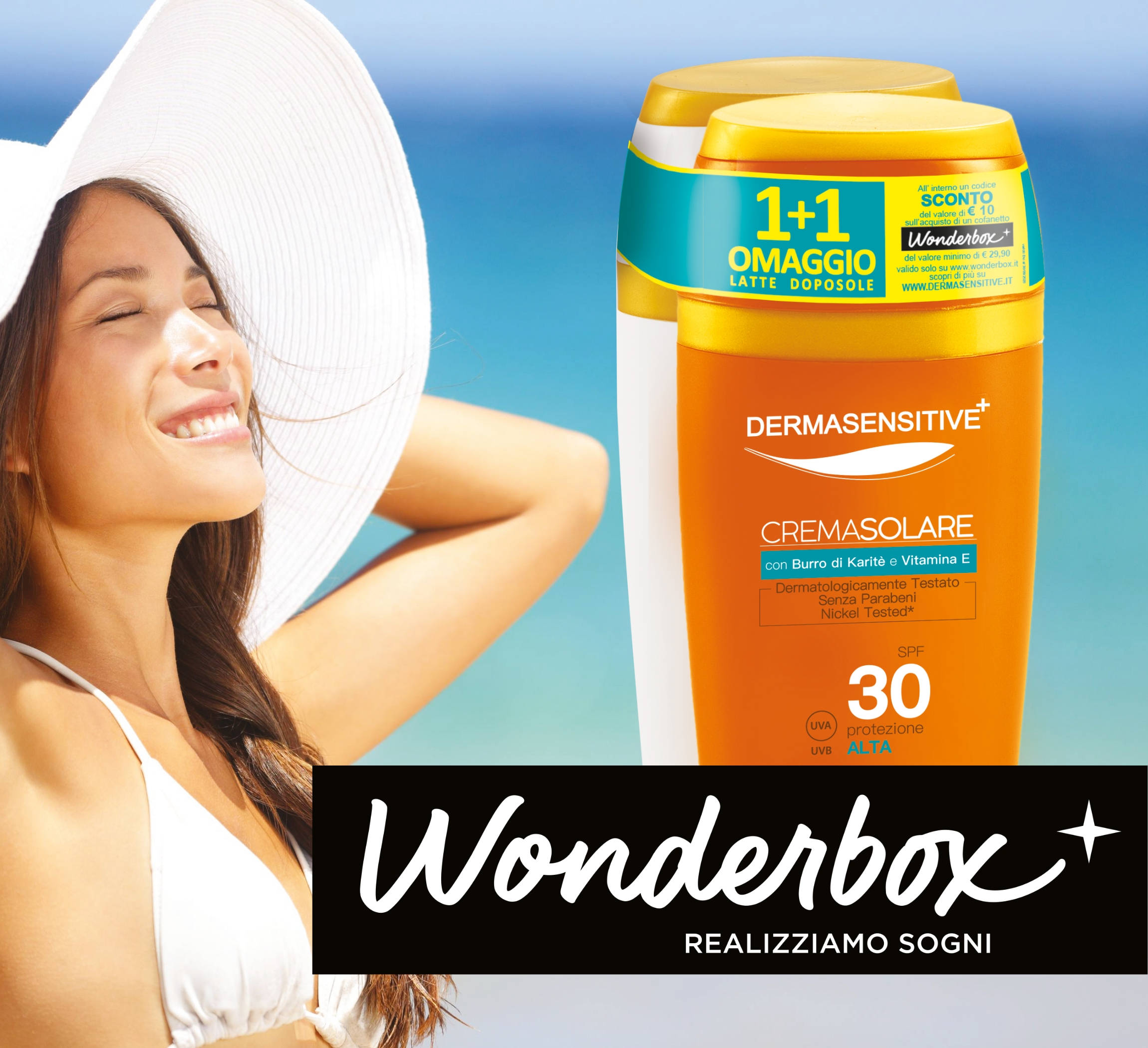Acquista i solari Dermasensitive: sconto del 10% su pacchetto Week end Wonder Box